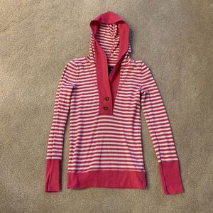 Striped American Eagle Pullover Shirt